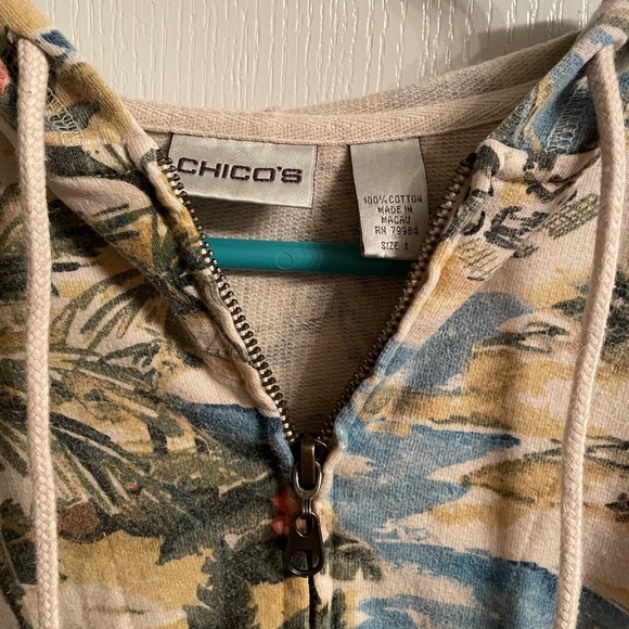 Chicos Hawaiian Hoodie - Picture 2 of 3